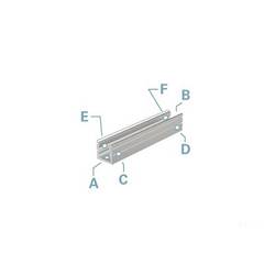 Deko Light 970183 AU-02-05 U profil hliník (d x š x v) 2000 x 9 x 9 mm 2 m