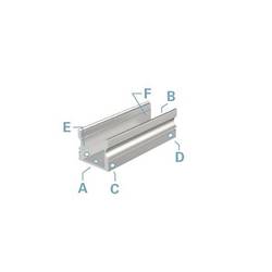 Deko Light 970148 AU-02-12 U profil hliník (d x š x v) 3 m x 18 mm x 15 mm 3 m