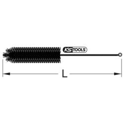 KS Tools Válcový kartáč BRONZEplus, drát, zvlněný, 300 mm 9639594 963.9594 1 ks