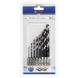 Bosch Accessories 2608577139 sada spirálových vrtáku do kovu 2 mm, 3 mm, 4 mm, 5 mm, 6 mm, 7 mm, 8 mm, 10 mm šestihran 8 ks