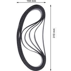 Bosch Accessories EXPERT N470 2608901254 brusný pás bez otvorů Zrnitost 36 (d x š) 760 mm x 40 mm 10 ks