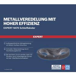 Bosch Accessories EXPERT N470 2608901254 brusný pás bez otvorů Zrnitost 36 (d x š) 760 mm x 40 mm 10 ks