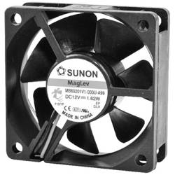 Sunon SUNON DC-Axiallüfter Serie MB/EB 60x60x20mm axiální ventilátor, 12 V, 39.06 m³/h, (d x š x v) 60 x 60 x 20 mm, EE60201B1-999