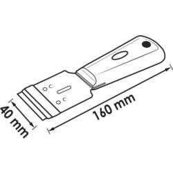 Vigor V1368N Univerzální škrabka 160 mm včetně 1 čepele