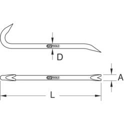 TITANplus páčidlo, 457 mm KS Tools 965.2300