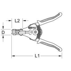 KS Tools 1151028, 115.1028, odizolovací kleště, 14 do 20