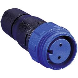 Bulgin PX0411/02S/5560 kulatý faston zástrčka, rovná Série konektoru: PX04 Počet kontaktů: 2 1 ks