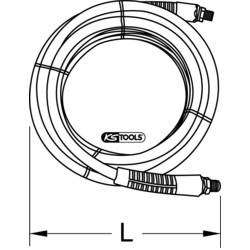 KS Tools 5153345 pneumatická hadice 20 m 15 bar