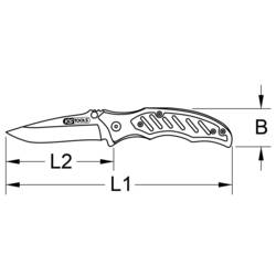 KS Tools 9.072.190 907.2190 zavírací kapesní nůž