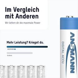 Ansmann Digital HR06 akumulátor AA, Ni-MH, 2650 mAh, 1.2 V, 4 ks