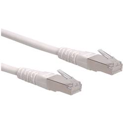 Roline 21.15.1406 RJ45 síťové kabely, propojovací kabely CAT 6 S/FTP 20 m bílá dvoužilový stíněný 1 ks