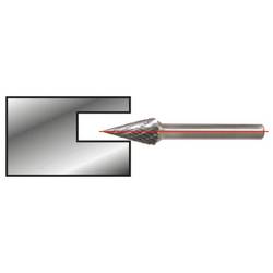 KS Tools 515.3273 frézovací kolík , tvrdokov, Délka 65 mm, Vnější Ø 6 mm, Pracovní délka 42 mm, Ø hřídele 6.0 mm