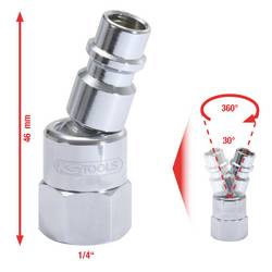 KS Tools 515.3394 515.3394 Pneumatický kulový kloub justovatelné 1 ks