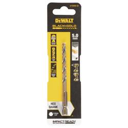 DEWALT DT20606-QZ DT20606-QZ HSS-G kovový spirálový vrták 1 ks 5 mm Celková délka 95 mm chráněný proti korozi šestihranná 1 ks