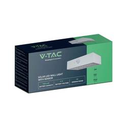 V-TAC VT-403 10306 venkovní solární nástěnné osvětlení 3 W Barvy světla (LED svítidlo): neutrální bílá, teplá bílá
