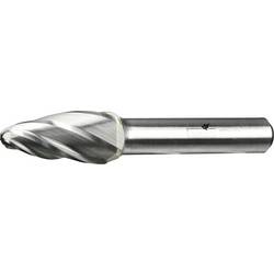 LUKAS-ERZETT A10101225809 Kruhová ohraňovací fréza, ocel, půlkruhový oblouk, Délka 40 mm, Vnější Ø 12 mm, Pracovní délka 25 mm, Ø hřídele 8 mm