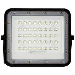 V-TAC VT-80W LED reflektor, solární modul 10 W, studená bílá, černá, 7823