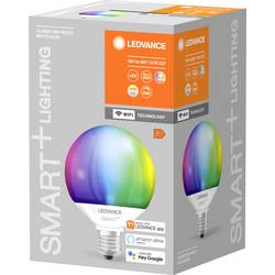 LEDVANCE SMART+ G95 RGBW, E27, 14 W, třída F (A - G), 4058075609617