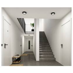 Paulmann Abia 71293 LED panel 9.5 W teplá bílá černá