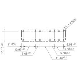 Idec RF1V-4A2BL-D24, RF1V-4A2BL-D24 relé do DPS, monostabilní, 1 cívka, 30 V/DC, 250 V/AC, 6 A, 1 ks