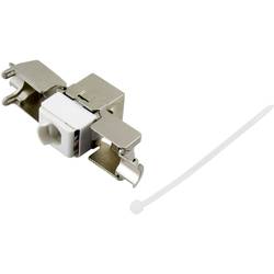 TRU COMPONENTS 93038C362, RJ45 konektor, spojka, rovná, kov, 1 ks