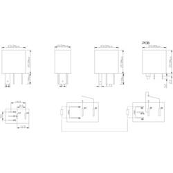 FiC FRC7C-S-DC12V FRC7C-S-DC12V relé motorového vozidla , 25 A