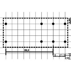Fujitsu FTR-K1CK005W, FTR-K1CK005W relé do DPS, monostabilní, 1 cívka, 300 V/DC, 440 V/AC, 16 A, 1 ks