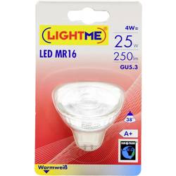 LightMe LM85380 LED Energetická třída (EEK2021) G (A - G) GU5.3 žárovka 4 W = 25 W teplá bílá (Ø x v) 50 mm x 45 mm nestmívatelné 1 ks