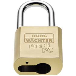 Burg Wächter 116 PC 50 HB 80 Niro visací zámek visací zámek s profilovou vložkou, 51.3 mm, nerezová ocel