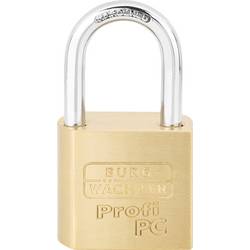 Burg Wächter Profi 116 PC 50 visací zámek visací zámek s profilovou vložkou, 51.1 mm, mosaz