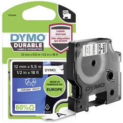 etikety DYMO D1 1978364 vinyl Barva pásky: bílá Barva písma:černá 12 mm 5.5 m