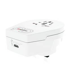 Skross 1.500291 cestovní adaptér Country Adapter World to UK USB C20PD