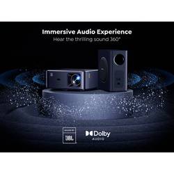 Yaber projektor K2S Pro LCD 800 ANSI-Lumen 1920 x 1080 Full HD Integrované aplikace Smart System, Smart TV-Dongle, Full HD, Integrovaný reproduktor JBL, Wi-Fi,