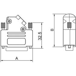 encitech D45ZK25-NM-K 6560-0166-13 Pólů: 25 zinkový odlitek 45 ° kov 1 ks