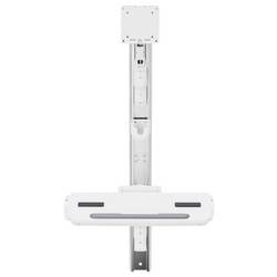 SpeaKa Professional SP-MM-961 držák na zeď pro monitor 1 Displej: (s) 43,2 cm (17) - 124,5 cm (49) bílá nastavitelná výška, nakláněcí, naklápěcí, odkládací