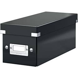 Leitz box na CD 30 CD Laminovaná tvrdá lepenka černá 1 ks (š x v x h) 14.3 x 13.6 x 35.2 cm 6041-00-95