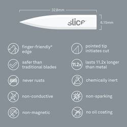 Slice 10532 Keramické náhradní čepele, víceúčelová čepel, do tvaru dláta 4 ks