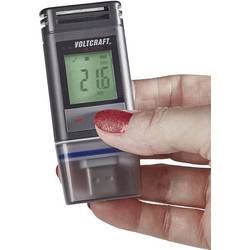 VOLTCRAFT DL-210TH teplotní datalogger, datalogger vzdušné vlhkosti teplota, vlhkost vzduchu -30 do +60 °C 0 do 100 % rF funkce PDF, vč. držáku na stěnu