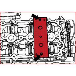 KS Tools 400.2175 Sada nářadí na opravu motorů pro VAG, 6 ks motorů AUDI 2,0