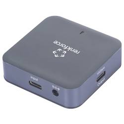 Renkforce RF-6416462 USB Hub 2 + 2 port USB-A, USB-C® USB 3.2 Gen2 10 GBit/s s hliníkovým krytem, s konektorem USB C hliníkově šedá RF-USBH-500
