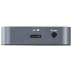 Renkforce RF-6416462 USB Hub 2 + 2 port USB-A, USB-C® USB 3.2 Gen2 10 GBit/s s hliníkovým krytem, s konektorem USB C hliníkově šedá RF-USBH-500