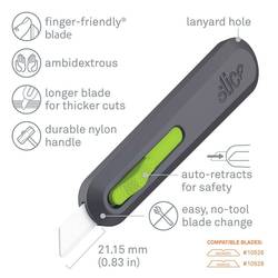 Slice 10554 Slice automatický řezací nůž s keramickou čepelí 1 ks