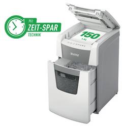 Leitz IQ Office 150 Autofeed P5 skartovačka 150 listů mikrořez 2 x 15 mm P-5 44 l Křížový řez kancelářské sponky, sponky do sešívačky, kreditní karty