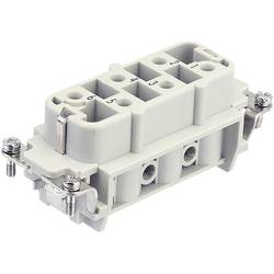 HARTING Han® 6 HsB (7-12) 09310062711 konektorová vložka, zásuvka, seria Han® HsB, 1 ks