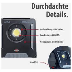 Brennenstuhl Multi Battery 6050 MH Stavební akumulátorový reflektor Energetická třída (EEK2021) E (A - G) 61.6 W 6200 lm denní bílá 1173140600