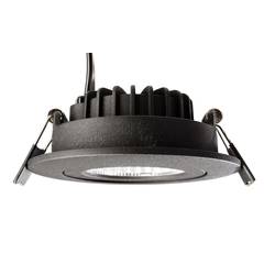 Deko Light 565360 Dione LED vestavné svítidlo, třída F (A - G), COB LED, pevně vestavěné LED, 8.50 W, černá