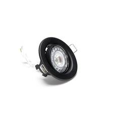 Deko Light Einbauring 89 GU5.3 686864 kroužek pro stropní montáž LED, halogenová žárovka GU5.3, MR 16 50 W Signální černá