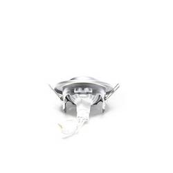 Deko Light Einauring 89 GU10 110035 kroužek pro stropní montáž LED, halogenová žárovka GU10 35 W bílá