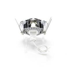 Deko Light Einbauring 68 GU5.3 449201 kroužek pro stropní montáž LED, halogenová žárovka GU5.3, MR 16 35 W stříbrná