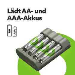 GP Aktion Gratis Ladegerät USB-Modell Ladegerät GP B441 inkl. 4x AAA-Akku akumulátor AAA Ni-MH 850 mAh 1.2 V 1 sada